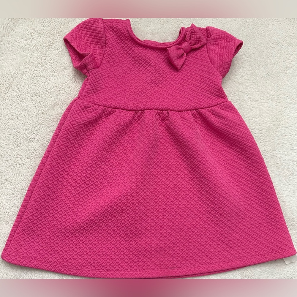 Pink dress with bow 3t